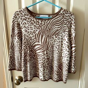 Alfred Dunner sweater, excellent condition, size Medium